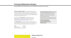 Desktop Screenshot of liquid-democracy-journal.org